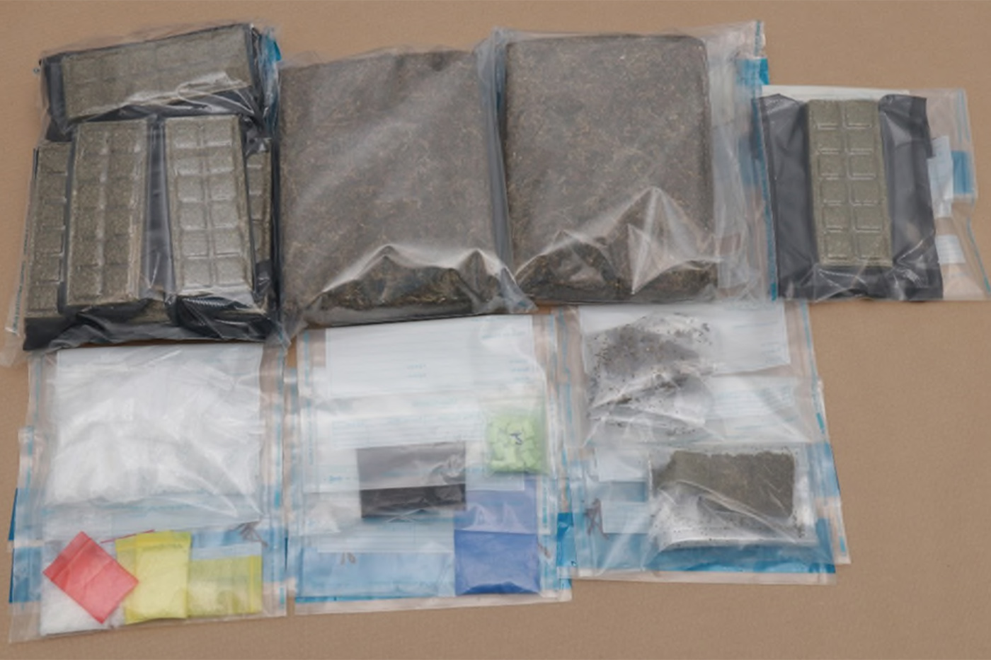 CNB officers conducting anti-drug enforcement operation in Singapore