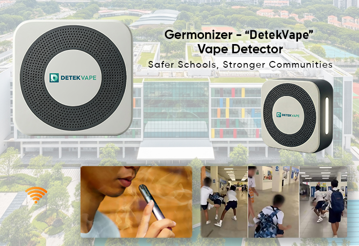 DetekVape Wi-Fi Vape Detector for Singapore Schools & Colleges